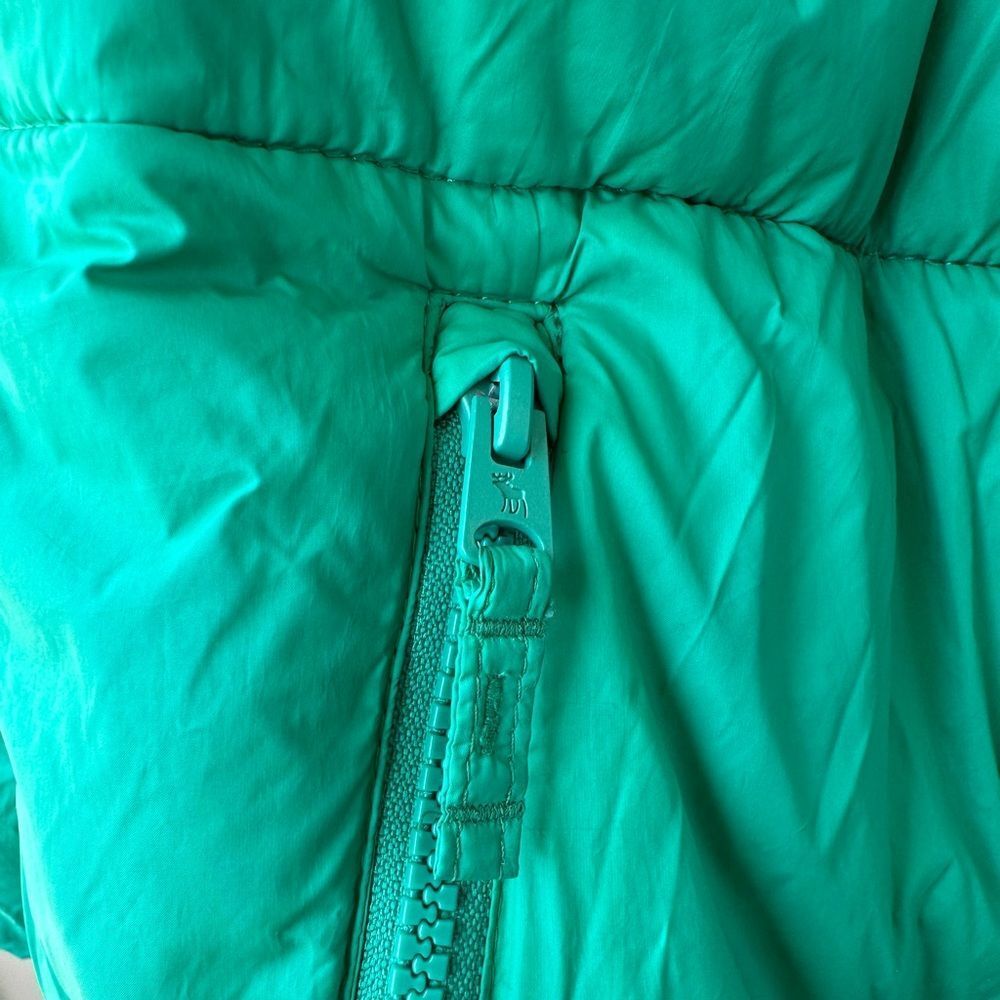 Abercrombie Kids Boys Hooded Puffer Coat Sherpa-Lined Color Block Jacket 13/14 - Picture 3 of 10